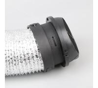 AugustknowU 75MM Heater Duct Pipe Hose with 60mm Connector Pipes and Round Air Outlet for Diesel Heaters Compatible with Brands
