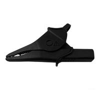 AugustknowU 85mm Full Length Test Wire Featuring 30mm Crocodile Clip With Connector Socket CATIII 1000V 10A Rating Copper Core Nickel Plated For Reliable Testing(Black)