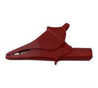 AugustknowU 85mm Full Length Test Wire Featuring 30mm Crocodile Clip With Connector Socket CATIII 1000V 10A Rating Copper Core Nickel Plated For Reliable Testing(Red)