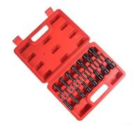 AugustknowU 9-Piece Magnetic Nut Driver Set, for CR-V Steel, with 48mm Extension, for Power Tools Drills, Pneumatic Screwdrivers(15pcs)