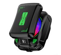 AugustknowU AI-Powered Magnetic Phone Cooler With 4 Adjustable Modes RGB Fan And Real-Time Power Output Display For Mobile Gaming(Black)