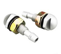 AugustknowU Aluminum Alloy Constructed Windshield Washer Nozzle For Effective Cleaning, Broad Vehicle, Aluminum Alloy, Resistance To Wear(Silver)