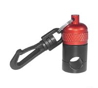 AugustknowU Aluminum Magnetic Quick Release Buckle For Scuba Regulator Hose Holder Compact 5.5 X 2.5 Cm Underwater Use(Red)