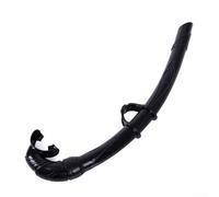 AugustknowU Efficient Snorkeling Tube for Smooth Breathing in Various Water Activities and Adventures (Black)