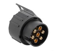 AugustknowU For Caravan Trailer Socket Converter With 7 Pin Male Input And 13 Pin Female Output For Towbar Electrical Integration