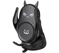 AugustknowU Hot Drill Car Phone Mount with Dual Air Vent Clip and Suction Cup Installation, 360 Degree Rotatable for Convenient Use and Secure Placement (Black Onyx)