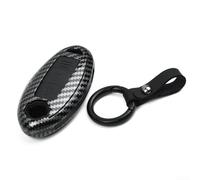 AugustknowU Key Fob Cover Case, ABS Key Fob Shell for Nissan- Qashqai- Skyline- for Juke- Vehicle Protector Accessories,Black