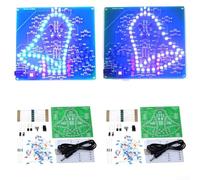 AugustknowU LED Swinging Wind Chime Circuit Kit Two Units For STEM Education And Experimental Circuit Building With Light Motion Output