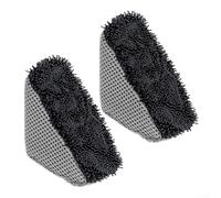 AugustknowU - Microfiber Car Wash Sponge, 2 Pieces Triangle Cloth Sponge for Ceramic Coating, Scratch Free, Lint Free, Dust Cleaning Supplies and Polishing