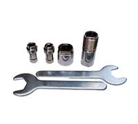 AugustknowU Modified Adapter for 100 Type Angle Grinder to Straight Grinder Chuck with M10 x 1 5 Thread Compatible with Various Inner Diameter Grinding Heads (5pcs)