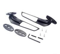 AugustknowU Motorcycle Rearview Mirrors, 360 Degree Adjustment And Aerodynamic Folding Wing For Honda CBR1000RR ZX6R ZX10R GSXR 250 400 650 Bikes, Easy Installation