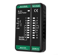 AugustknowU Network Cable Tester Model TLP-123A Compatible With For RJ45 And RJ11 Interfaces For Rapid Line Integrity Checks And Wiring Validation