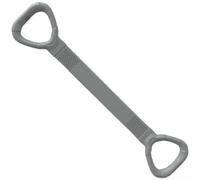 AugustknowU Open Shoulder Back Elastic Fitness Belt with Eightshaped Rubber Design for Shoulder, Arm, Back, and Leg Strength Training, Yoga, Pilates, and Physical Therapy (gray)