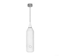 AugustknowU Portable Battery Driven Milk Frother For Home Office Kitchen And RV Use With Minimal Cleaning Requirements(White)