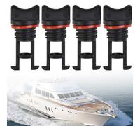 AugustknowU Replacement 4PCS Boat Drain Bungs with Washers for Standard Marine Applications