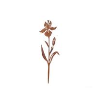 AugustknowU Rustic Garden Metal Flower Stake: Charming Decor For Your Outdoor Space!(A)