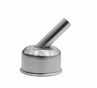 AugustknowU Single 45 Degree Bend Hot Air Nozzle for ST862D Soldering Station, Stainless Steel Part for Focused Hot Air Direction in Electronics Repair (6.4mm)