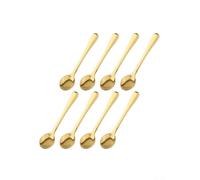 AugustknowU Stainless Steel Tiny Spoons 8 Pack For Spices Salt Sugar Pepper Honey Jars Small Container Scooping Tools For Cooking And Baking