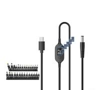 AugustknowU Type-C To DC MFor Ale 1m Power CFor Able With 6 VoltFor Age Modes 5V 9V 12V 15V 20V 28V For And DigitFor Al DisplFor Ay For Precise Power Control(K695-28)