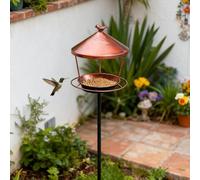 AugustknowU Vintage Style Iron Ring Bird Bath For Outdoor Ground Installation With Geometric Detail And Long Lasting Metal Structure