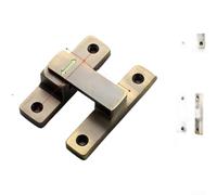 AugustknowUZinc Alloy Door Latch With Glow In The Dark Technology For Nighttime Use 90 Degree And 180 Degree Adjustable Without Drilling(bronze2)