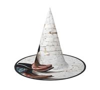 AUGUSTRUSH Adjustable Witch Hat For Women & Men, Cowboy Hat Boots Halloween Hat, Foldable Halloween Party Accessory, Pointed Wizard Cap For Cosplay, Carnival, Masquerade, 1 Pc