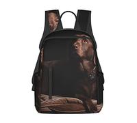 AUGUSTRUSH Brown Labrador Lightweight Backpack For Men Women'S Laptop Backpack 14.7 Inch, Basic Casual College High School Bags Backpack For Boys Girls Teens Personalised Daypack For Outdoor Work