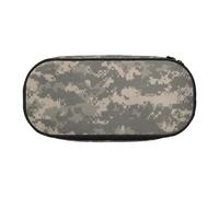 AUGUSTRUSH Cute Pencil Case for Girls & Women, Army Digital Camouflage Pencil Box with Zipper, Oxford Cloth Large Capacity Pencil Bag, Pencil Pouch with Pen Slots, 22x11x4.5cm - Ideal School Supplies