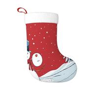 AUGUSTRUSH Large 18 Inch Christmas Stockings For Fireplace, Merry Christmas Day, Bulk Xmas Stockings For Holiday Decoration, Giant Festive Stocking Stuffers For Kids, Family, Christmas Party Decor