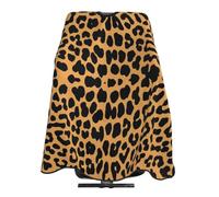 AUGUSTRUSH Large Hair Cutting Capes For Adults, Soft Waterproof Haircut Apron Professional Barber Salon Cape With Adjustable Snap Button, Leopard Print Hair Cutting Cape Hairdressing Apron 168x140 Cm