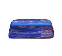 AUGUSTRUSH Leather Pencil Case for Students, Large Capacity Pencil Pouch, Beauty Grand Canyon, Unique Zippered Pen Bag Organizer for School, Office & Travel, Durable Makeup & Stationery Bag