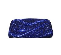 AUGUSTRUSH Leather Pencil Case for Students, Large Capacity Pencil Pouch, Shooting Star Heart, Unique Zippered Pen Bag Organizer for School, Office & Travel, Durable Makeup & Stationery Bag