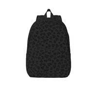 AUGUSTRUSH Leopard Pattern canvas backpack 17 Inch Laptop Backpack for Travel Business Work School Bags for Boys Girls Rucksack Lightweight Schoolbag for Teenagers