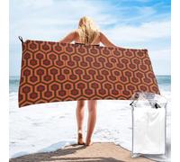 AUGUSTRUSH Shining Overlook Quick Drying Towel, Lightweight Microfiber Beach Towel For Adults, Sand Free Beach Towel With Pocket, Oversized Super Absorbent Towels For Traveling Swimming Camping Yoga
