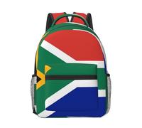 AUGUSTRUSH South Africa Flag Print Casual Backpack, Comfortable College Backpack With Laptop Compartment, Fashion Backpack For Girls Elementary School, Lightweight Waterproof Shoulders Bag For Travel