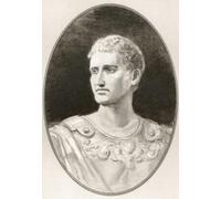 Augustus 63 BC - 14 AD. Roman statesman military leader and the first Emperor of the Roman Empire. Illustration by Gordon Ross American artist and illustrator (1873-1946) from Living Biographies of