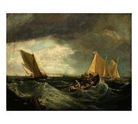 Augustus Callcott - Sheerness, Isle of Sheppey, vintage art, 12x8" (A4) Reproduction Poster Print