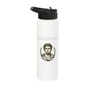 Augustus Emperor of Rome Ancient Roman History Stainless Steel Insulated Water Bottle