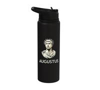 Augustus Emperor of Rome Ancient Rome Stainless Steel Insulated Water Bottle