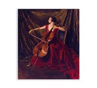 Augustus John Famous Canvas Prints. (Madame) Prints On Canvas. Famous Painting Reproduction. Canvas Wall Art Pictures for Home Decor 30x39cm(11.8x15.3in) Frameless