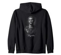 Augustus Roman Emperor Ancient Rome Portrait Zip Hoodie