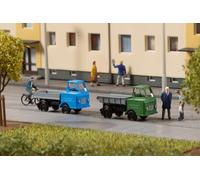 Auhagen 44656 Multicar M22 dump truck and flat bed