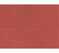 AUHAGEN 52224 HO Plastic sheet 200x100mm (2) Brown pavement