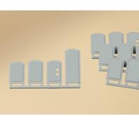 Auhagen 80207 OO/HO Plastered brick filled window