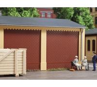 Auhagen 80411 OO/HO Yellow brick pillars short and brick friezes