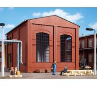 Auhagen 80510 OO/HO Red brick walls with industrial windows