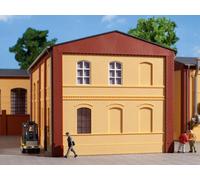 Auhagen 80601 HO Brick walls with window openings yellow (4pc)