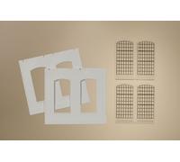 Auhagen 80703 OO/HO Plastered walls with industrial windows