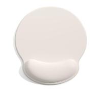 Auhoahsil Mouse Pad, Ergonomic Mouse Pad with Wrist Rest, Pain Relief Computer Gel Mouse Pad Wrist Support for Laptop, Mousepad with Non-Slip PU Base, Mouse Pads for Desk, Beige