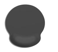 Auhoahsil Mouse Pad, Ergonomic Mouse Pad with Wrist Rest, Pain Relief Computer Gel Mouse Pad Wrist Support for Laptop, Mousepad with Non-Slip PU Base, Mouse Pads for Desk, Dark Gray